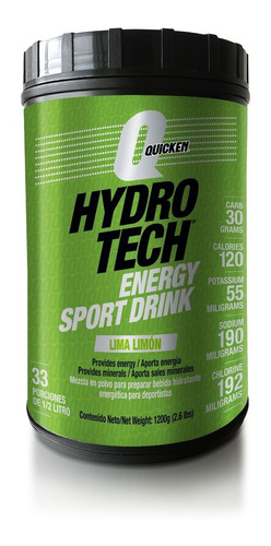 Hidratante Energética Quicken Hydrotech 1200g Shaker Whey