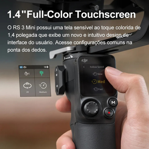 Miniestabilizador de cámara DJI-RS 3 Ronin Gimbal Series Rs3, color negro