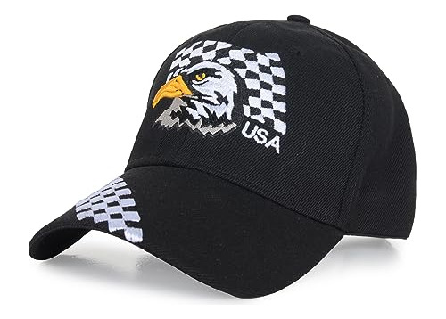 Gorra De Béisbol 3d Con Águila Patriótica De Anna-kaci Usa