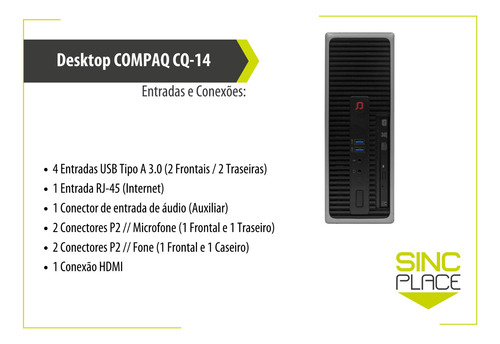 Imagem 6 de 9 de Computador Super Barato Desktop Pc Celeron 4gb 500gb Win10