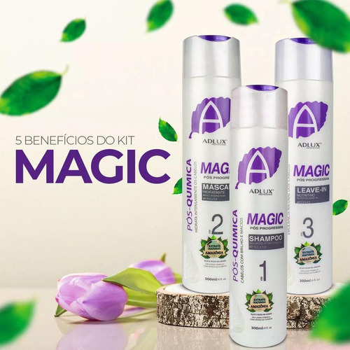 Pós Progressiva E Descoloração Kit Reconstrução Completo