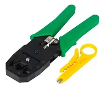 Comprar Alicate De Crimpar Rj45 Rj11 Rj12 + Decapador De Cabo E Fios