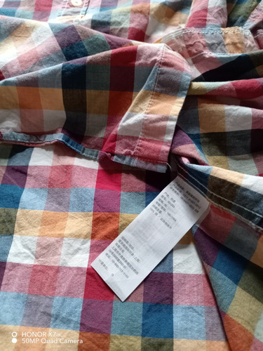 Camisa Multicolor Holllisster Extra Grande Slim (Usado)