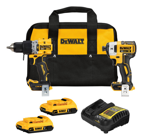 Rotomartillo + Llave De Impacto Dck2490d2 Dewalt
