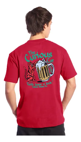 Remera Volcom Lifestyle Hombre Sv Curious Cat Bermellon Cli