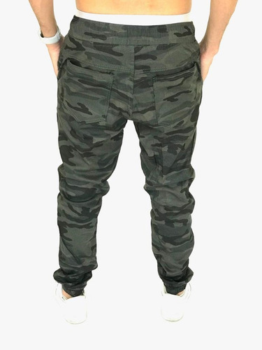 Calça Jogger Bege Track Pants Fitness Masculina Pronta Entre