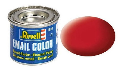 Tinta Esmalte Sint. Vermelho Carmin Fosco 14ml Revell 32136