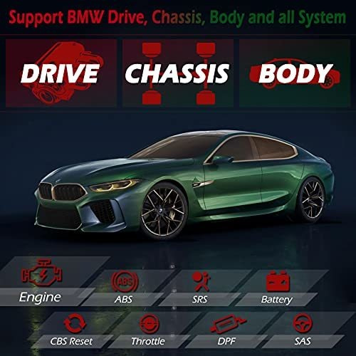 Escáner Obd2 Para Bmw Mini Con Reset De Sistemas.