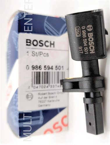 Imagem 4 de 6 de Sensor Abs Vw Novo Polo 2018... Dianteiro Direito Bosch