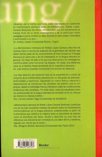 Morfosintaxis Alemana