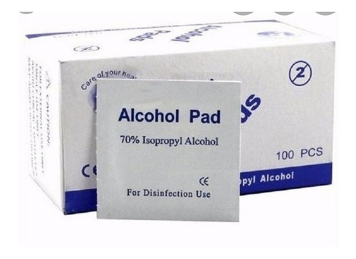 Pack 300 Unidades Alcohol Pad 