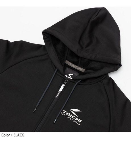 Imagen 3 de 6 de Campera Interior Térmica Rs-taichi Warmride Hooded Black