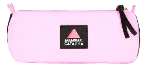 Cartuchera Tubo Escolar Universitaria Agarrate Catalina Color Rosa Claro