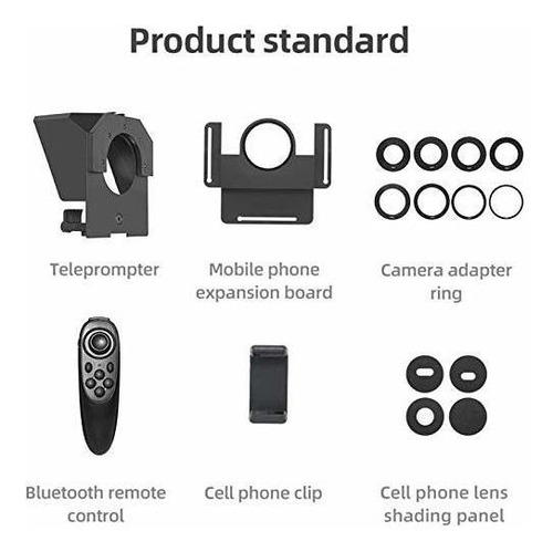 Teleprompter Dslr Camara Dispositivo Inscripcion Pequeña
