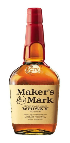 Imagen 1 de 2 de Whiskey Makers Mark Bourbon 750ml- Casaotamendi