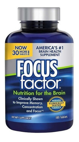 Focus Factor Suplemento Para Memoria 180 Caps