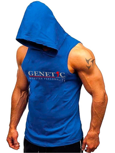 Musculosa Capucha Blue Edition Monster Personality Genetic