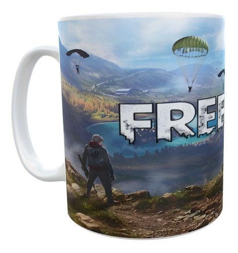 Taza Cerámica Free Fire Battle Royale Sublimada Premium