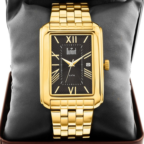 Relógio Masculino Dumont Dourado Du2115br/4p