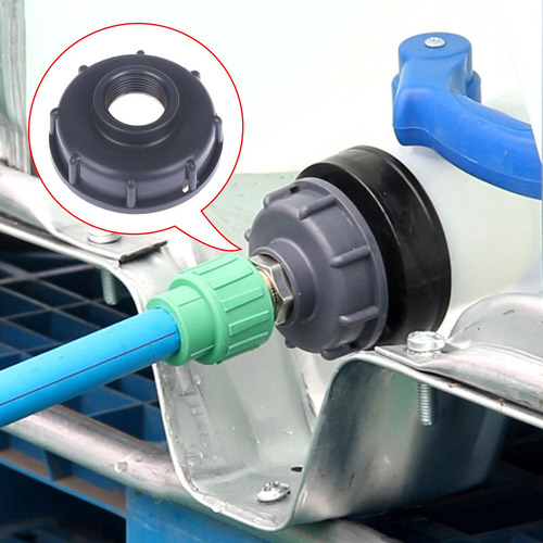 2 Adaptador De Tanque De Agua Tote Conector De 1,1 Pulgadas