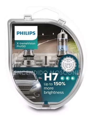 Philips Xtreme Vision H7 MOTO 130% + de luz 12972XV