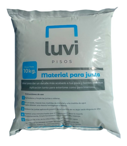 Material Para Juntas De Bordes Y Pisos X 10 Kg.