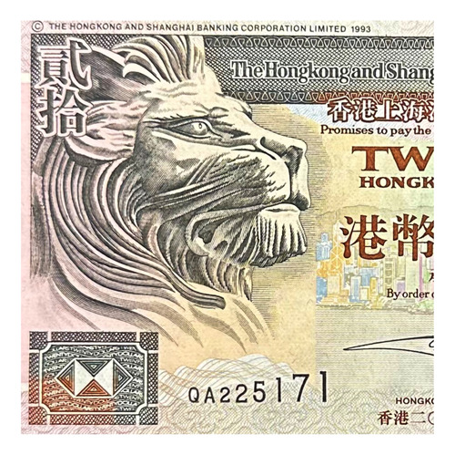 Hong Kong - 20 Dollars - Año 2001 - P #201 - Asia