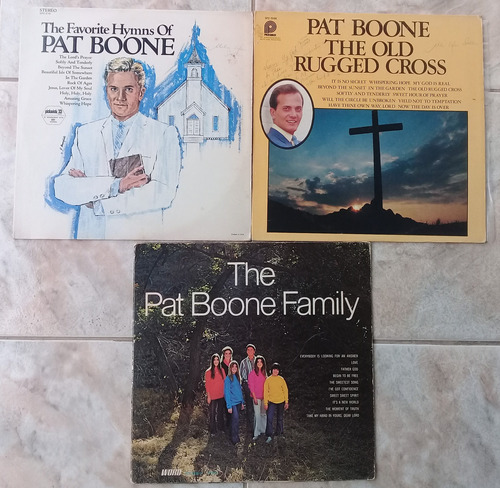 Pat Boone-3 Lps-1969-1971-1976 Importados(colecionador-mg)