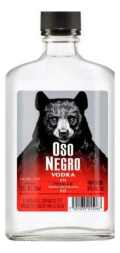 Pack De 4 Vodka Oso Negro 200 Ml