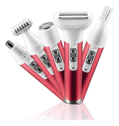 . Depilador Facial E Corporal Feminino 5 Em 1 Usb