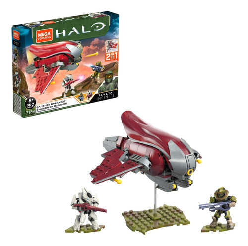 Mega Construx Halo Infinite Vehicle - Banshee Breakout, Mul.
