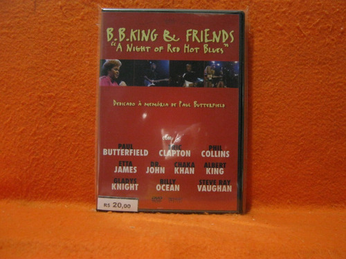Dvd B B King Friends A Night Of Red Hot Blues