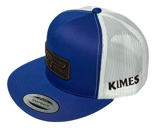 Gorras Yupoong Diseño Vaquero Bordado Frontal Y Lateral 3d Kimes Piel/blue Ajustable Bordado 3d