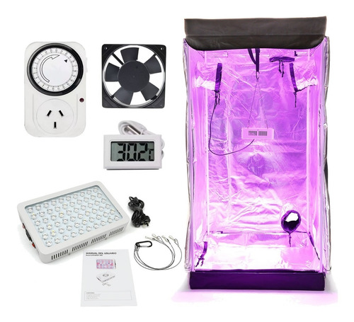 Kit Indoor Cultivo Led 300w 80x80x160 Completo Full Spectrum