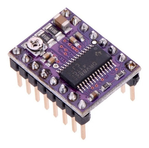 Imagen 2 de 7 de Stepper Driver Motor Paso A Paso Drv8825