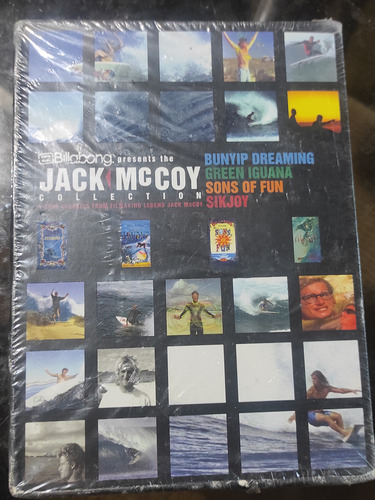 Jack Mccoy Dvd Billabong Colección Surfing Nuevo Sellado