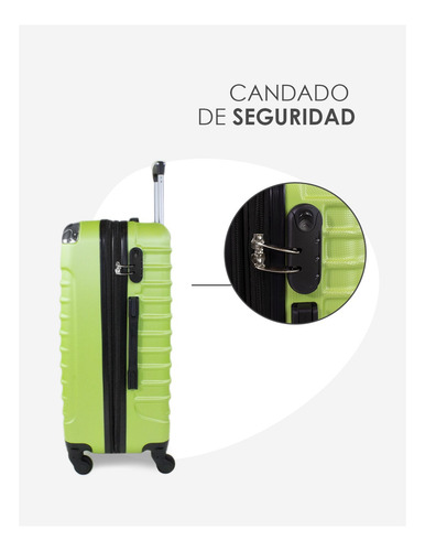 Maleta De Viaje Básica Expandible 24pul Llantas Desmontables