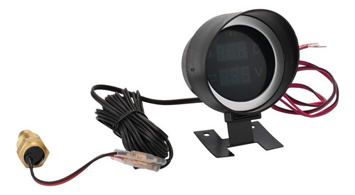 Marcador De Temperatura + Voltímetro Digital Para Vehículos