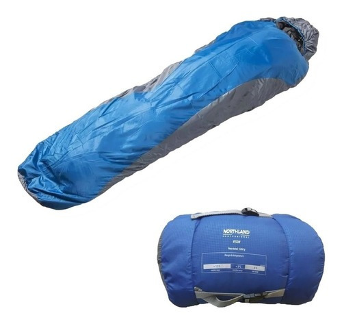 Bolsa De Dormir Northland Vison -8 Grados Liviana Camping Color Azul