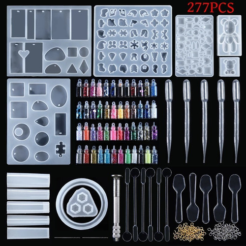 Bake Conjunto De Ferramentas De Jóias De Resina Diy Moldes