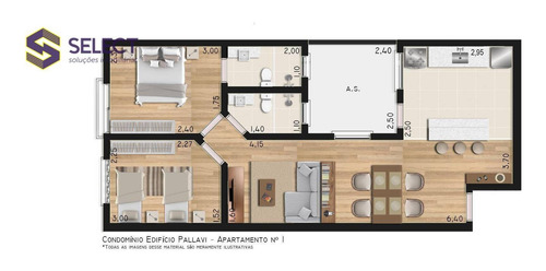 Imagem 23 de 26 de Cobertura À Venda, 92 M² Por R$ 450.000,00 - Vila Scarpelli - Santo André/sp - Co0031