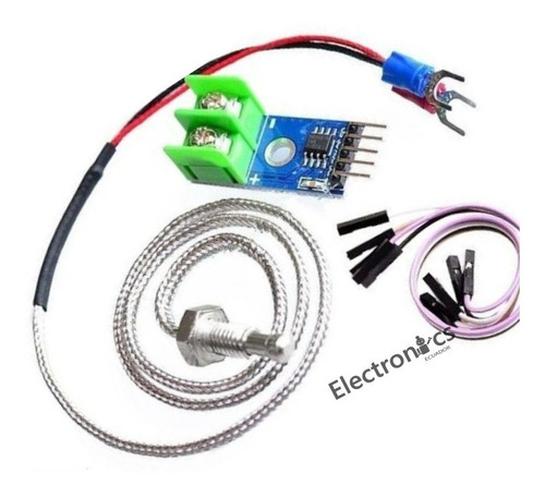 Termocupla Tipo K 50cm+ Max6675 Sensor Arduino Electronics