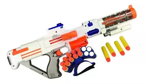 NERF Lançador Fortnite Pump SG, com Câmara de Recarga e 4 Dardos