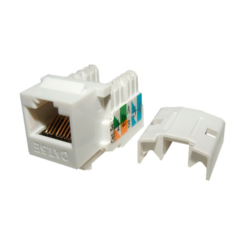 Jack Cat5e 10/100 Rj45 Nisuta Ns-jac5 Roseta Simple O Doble