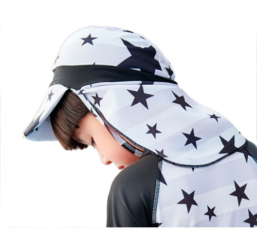Sombrero Fps 50 +, Gorra Elastica Natación
