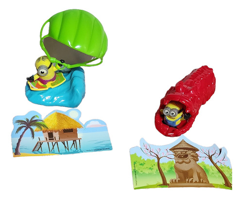 Muñecos Minions Kinder X2 Minions
