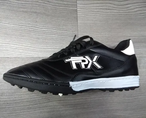 Tenis Futbol 28 Pasto Sintetico Negros Piel Fpx Football Env o