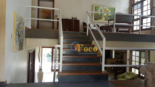 Chácara Com 4 Suítes À Venda Por R$ 3.600.000 - Parque Da Fazenda - Itatiba/sp - Ch0186