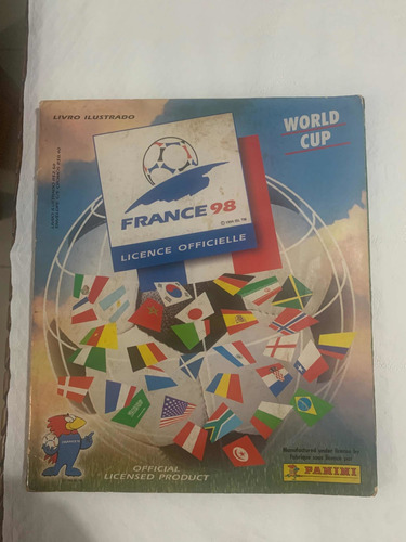 Album Panini Copa Da França 1998 Completo Colado