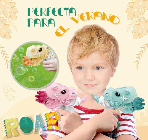 Imagen 6 de 8 de Pistola De Burbujas Automatica Para Niños Juguete Bubble Gun